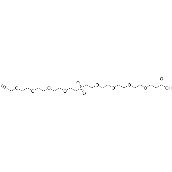 Propargyl-PEG4-Sulfone-PEG4-acid 2055024-41-2
